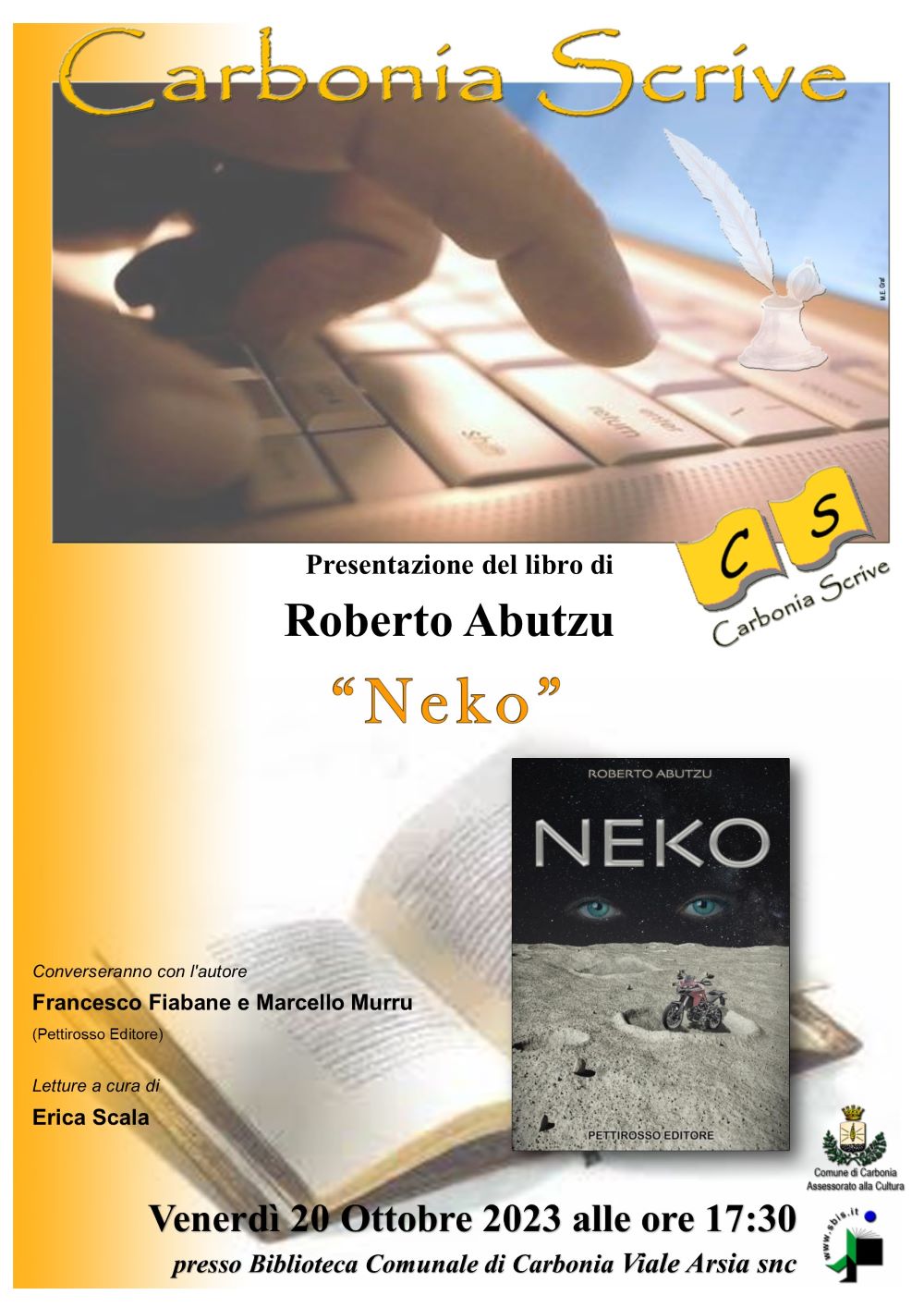 Presentazione romanzo NEKO a Carbonia